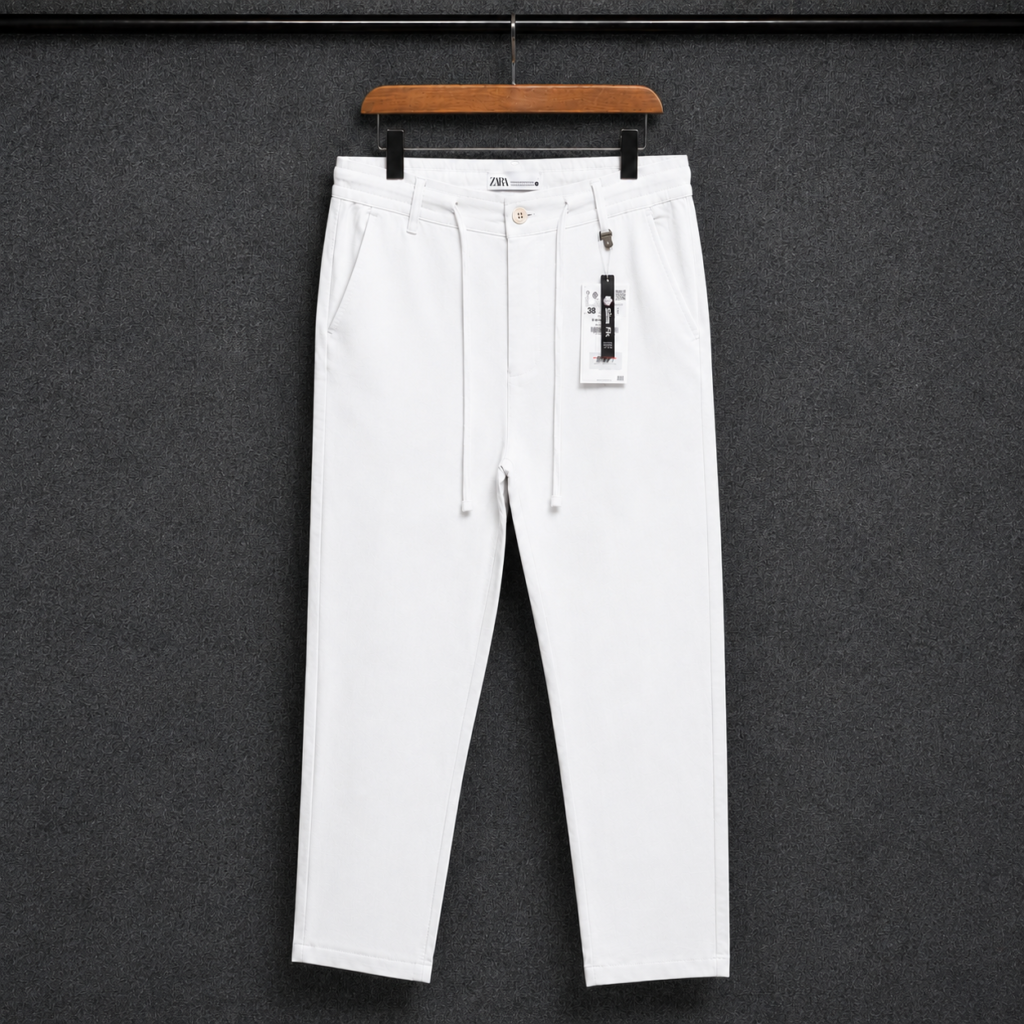 Cotton Pant Style - White