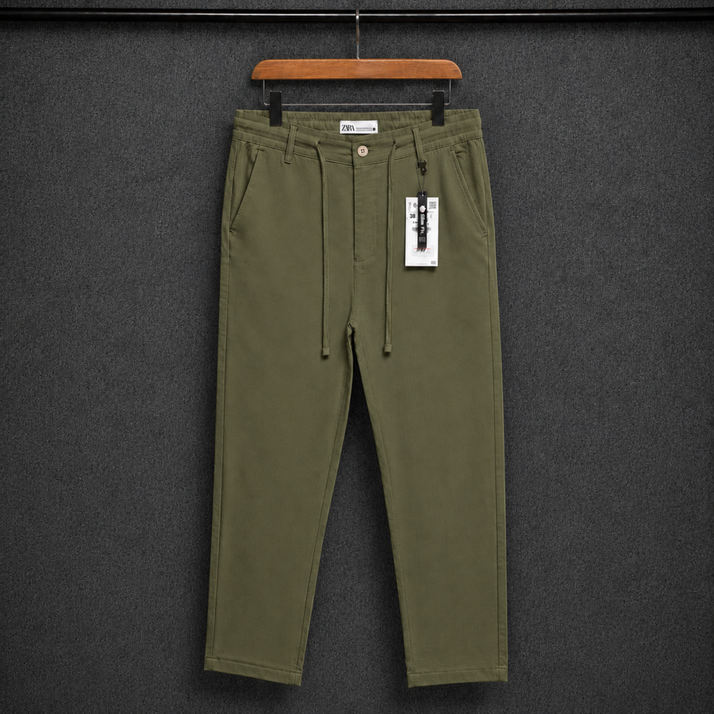 Cotton Pant Style - Olive